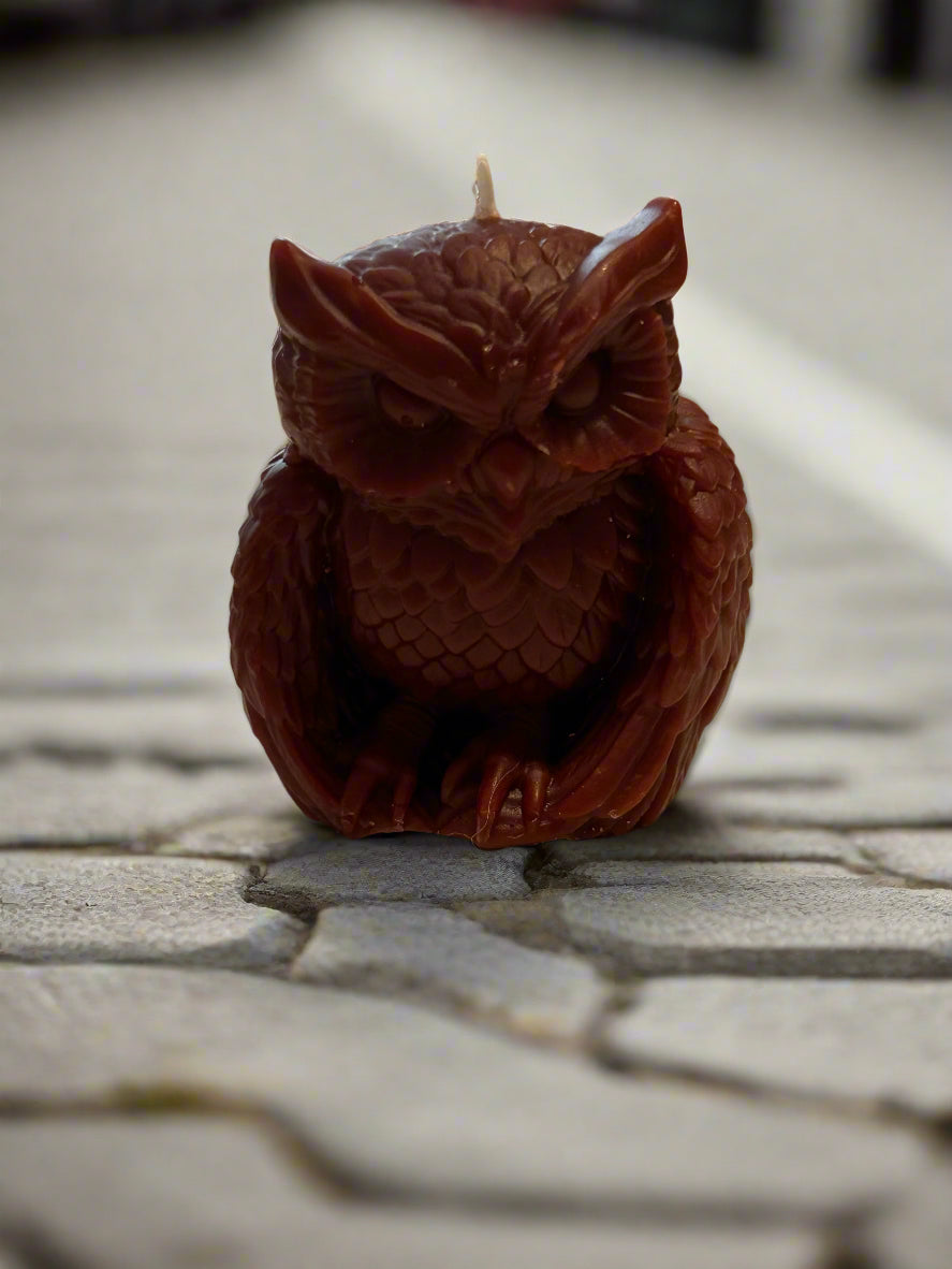 Owl Candle