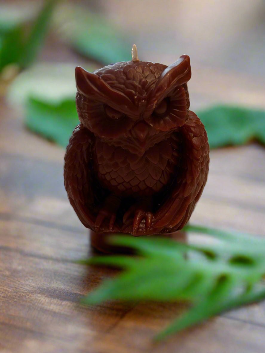 Small Owl Candle