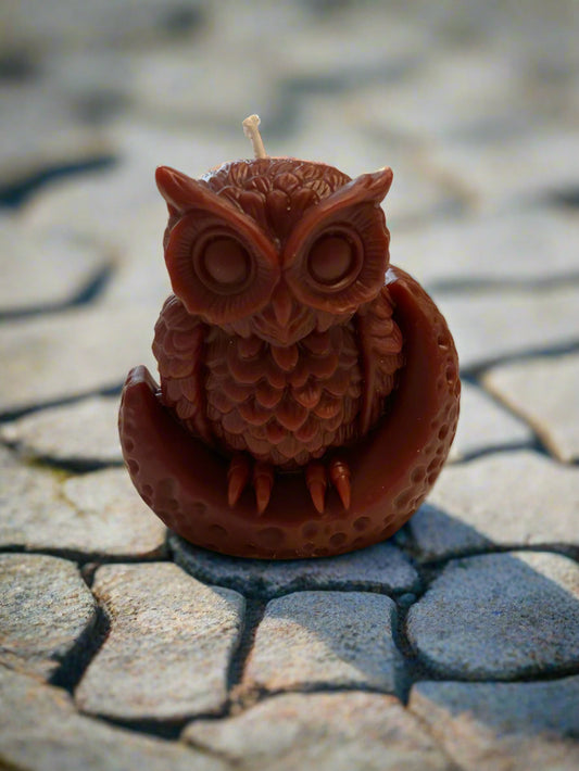 Charming Owl Candle