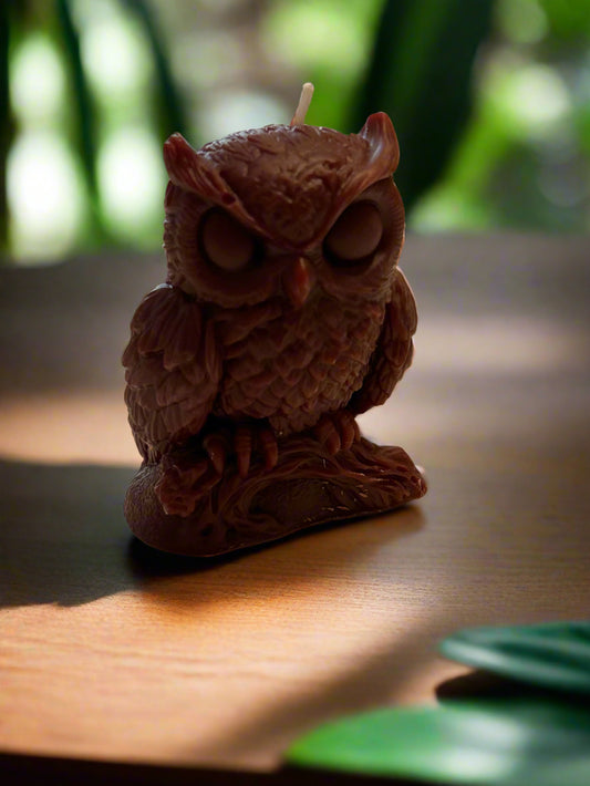 Owl Candle