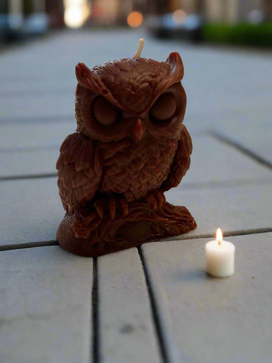 Owl Candle